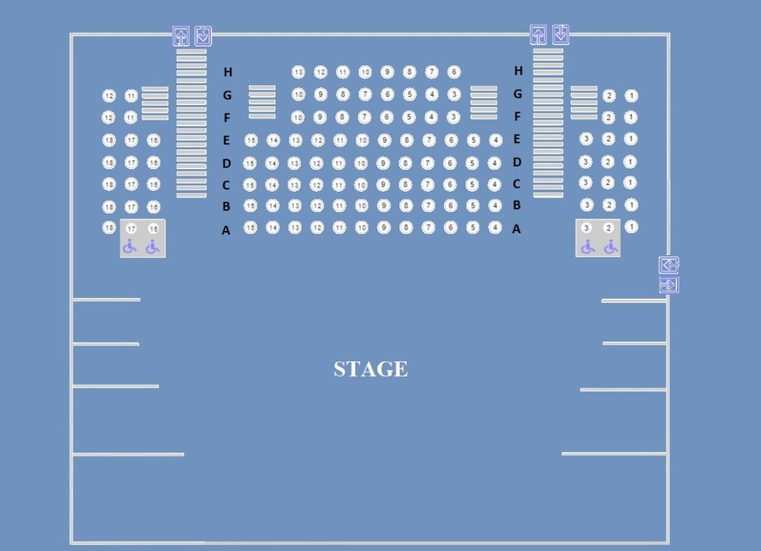 Arts-court-theatre-seat-map-stage • Classic Theatre Festival